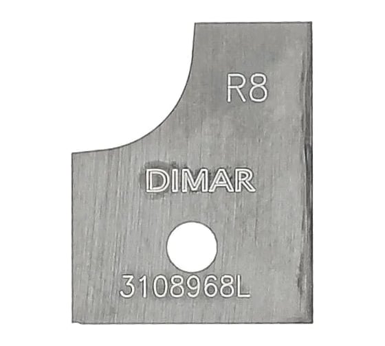 Нож для фрезы R8 твердый сплав Bottom Dimar 3108968L