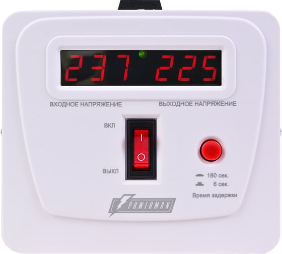 Стабилизатор напряжения Powerman AVS 1000 E 6187940