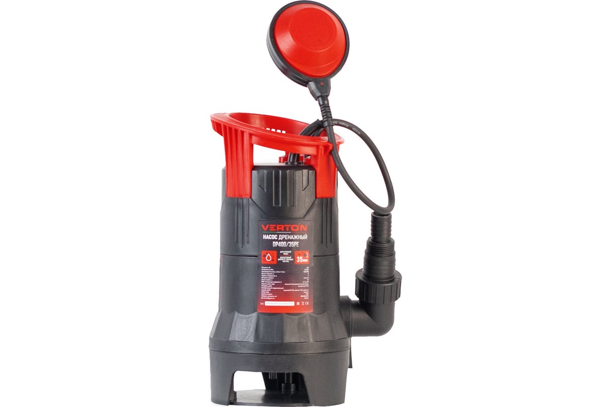 Дренажный насос для грязной воды Verton AQUA DP400/35PE 01.14140.14153