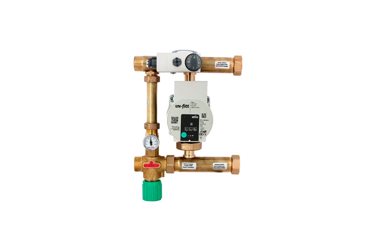 Насосно-смесительная группа Uni-Fitt MULTIMIX 1", с насосом Wilo PARA RS 25/6-130 476E1500
