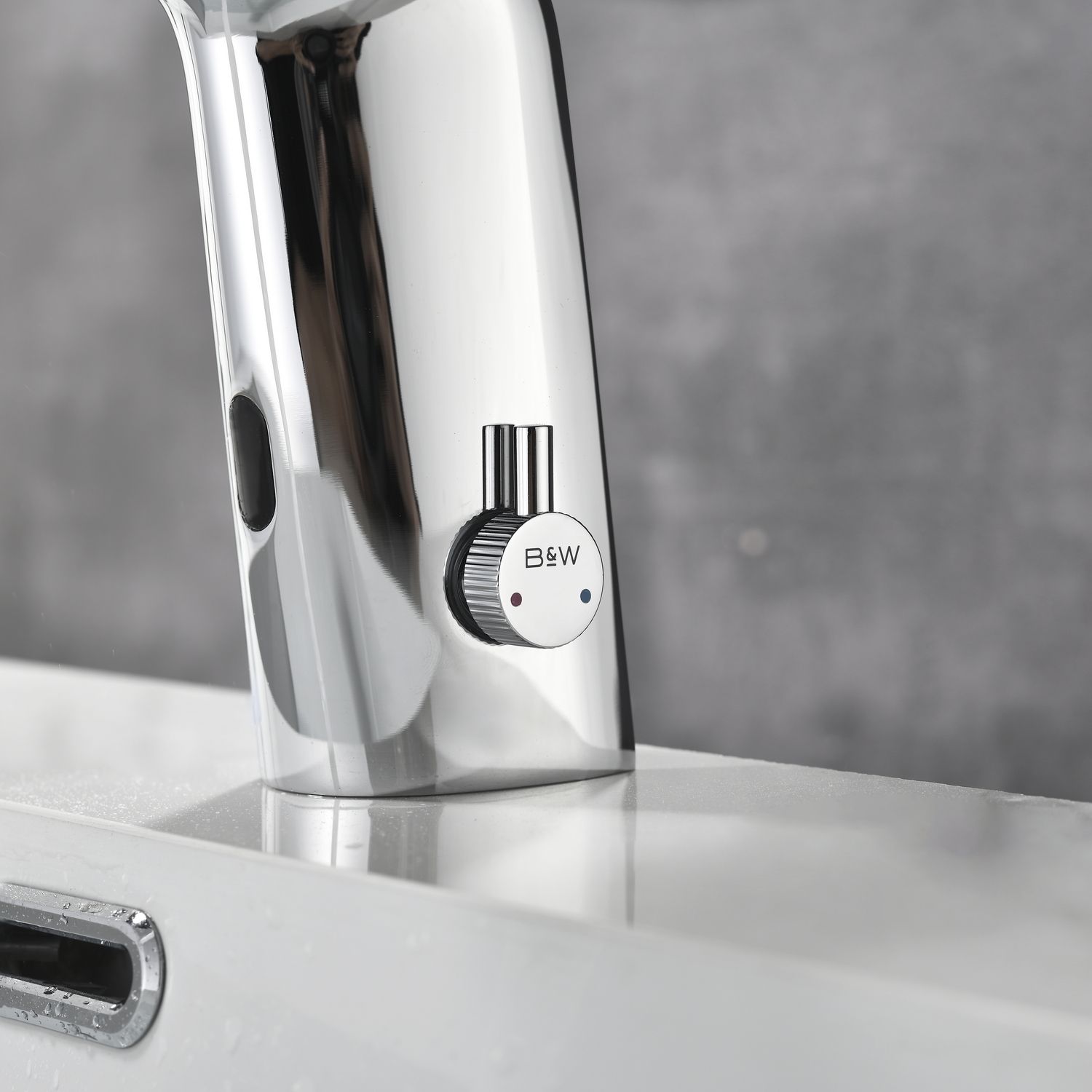 Смеситель для раковины Black&White Gravity GS-7101-С сенсорный, хром