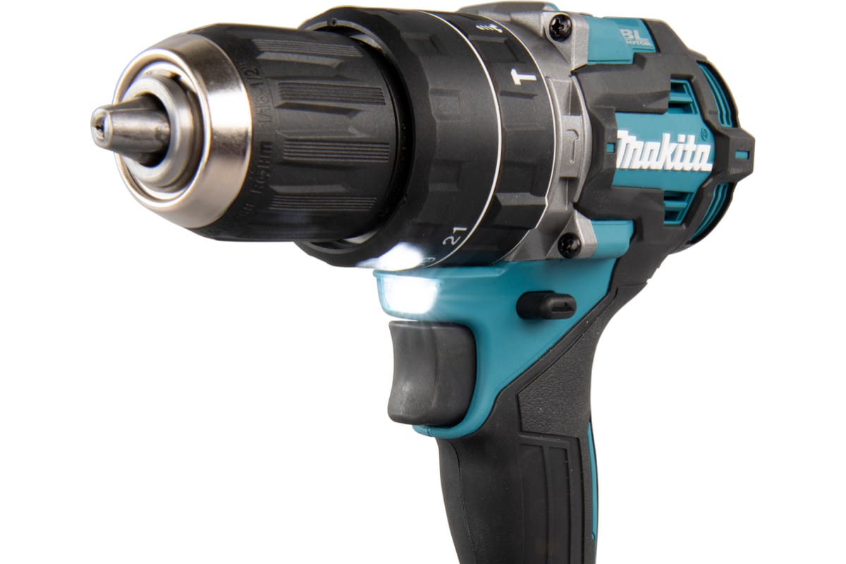 Ударная аккумуляторная дрель-шуруповерт Makita XGT BL/XPT HP002GD201