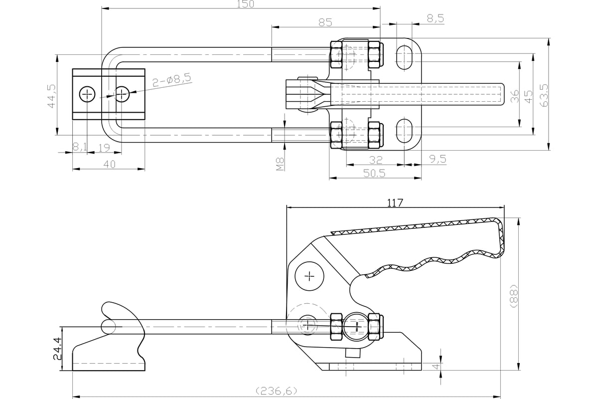 Стягивающий зажим HS CLAMP HS-40870