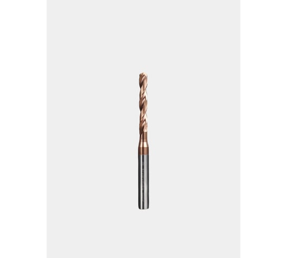 Сверло твердосплавное ц/х РОСИНСТРУМЕНТ 4.6x6х36x74 5D без подачи СОЖ TiSiN 546063674