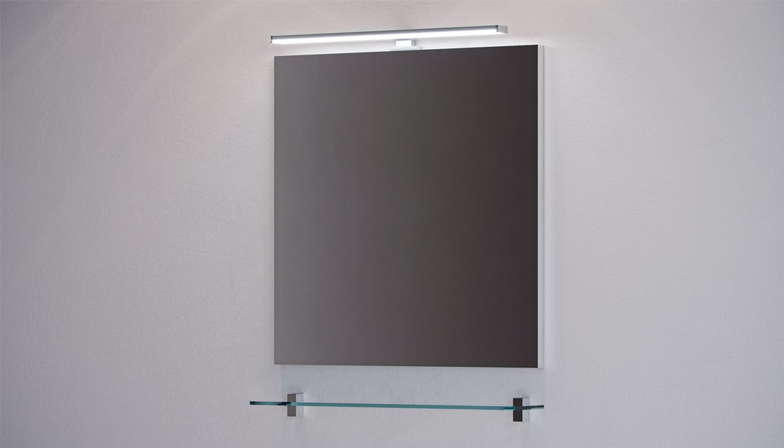 Зеркало Velvex Klaufs 70 см с LED-светильником