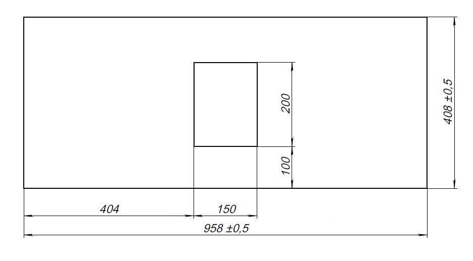 Столешница Allen Brau Priority 100 см grey structure, 1.31011.G-S