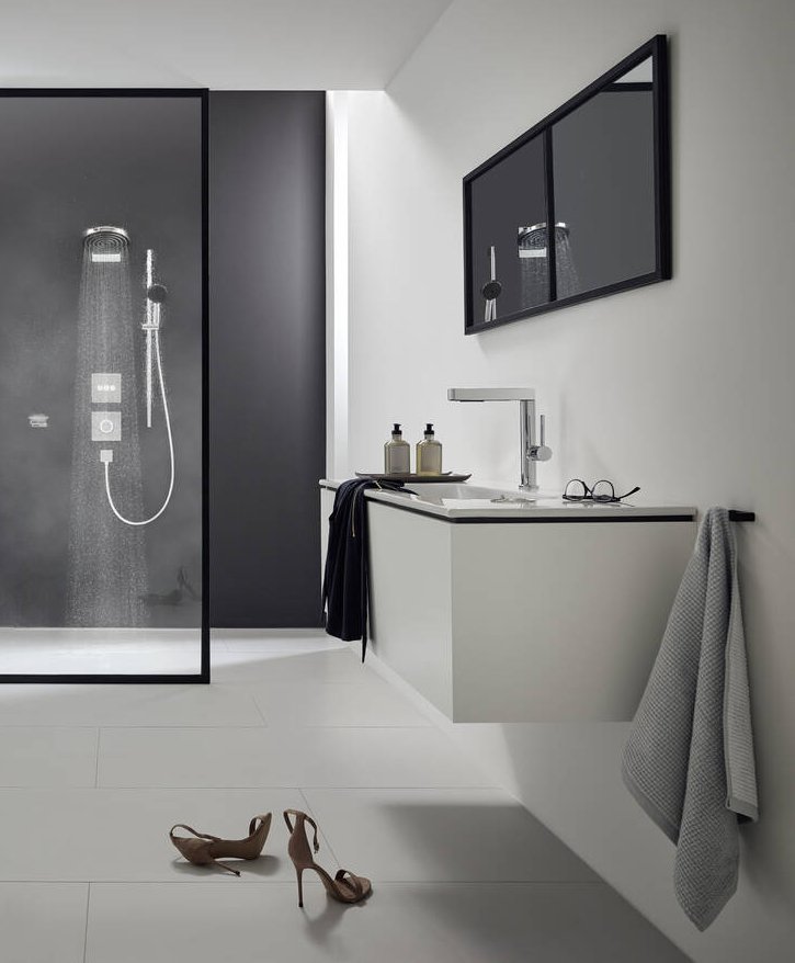 Смеситель для раковины Hansgrohe Finoris 76063000 с донным клапаном, хром