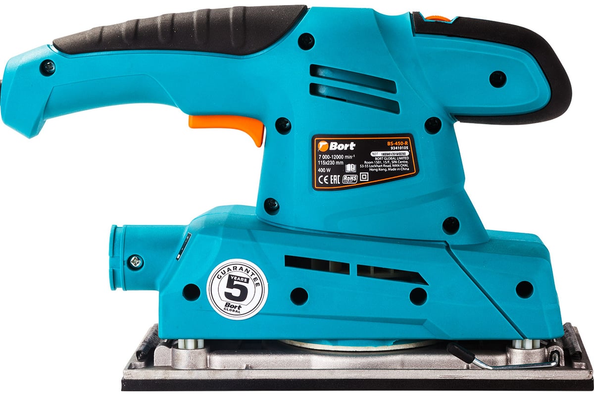 Шлифовальная вибрационная машина Bort BS-450-R 93410105
