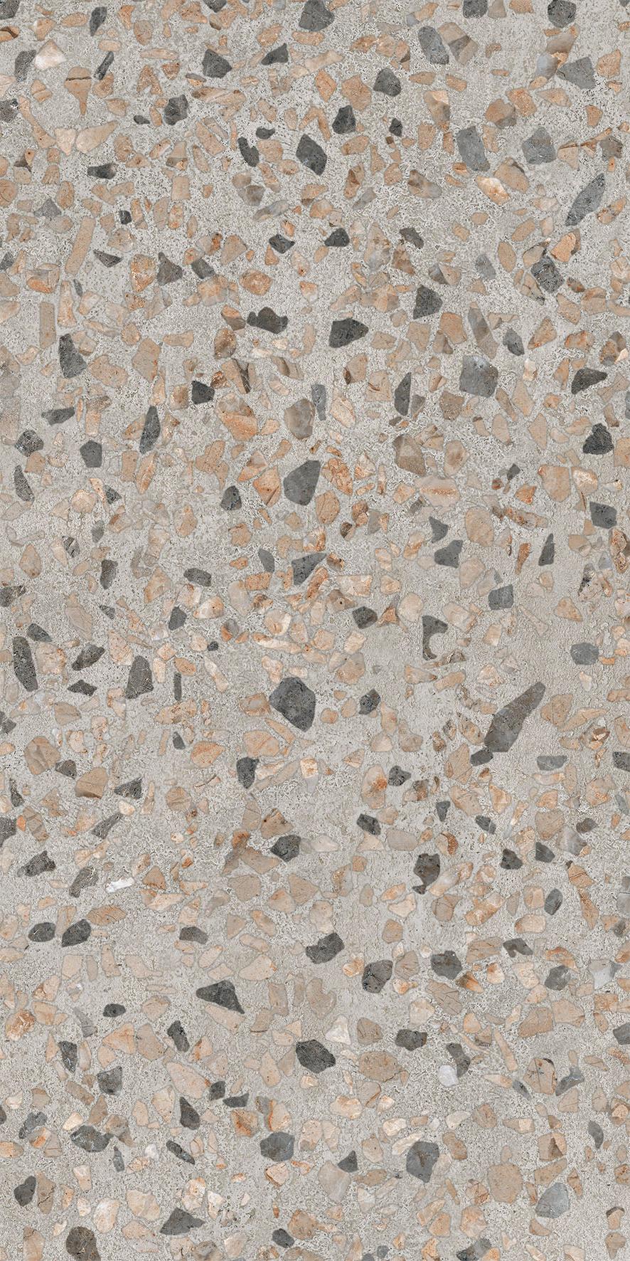 Керамогранит Vitra Terrazzo-X Темный 30х60 см, K949776LPR01VTE0