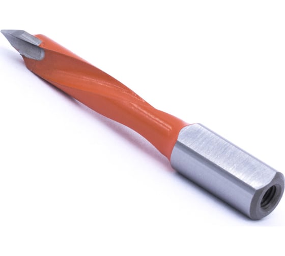 Сверло присадочное монолитное сквозное ZY-V110204L (8х70 мм; хв-к 10 мм; левое вращение) МНОГОФРЕЗ 6581