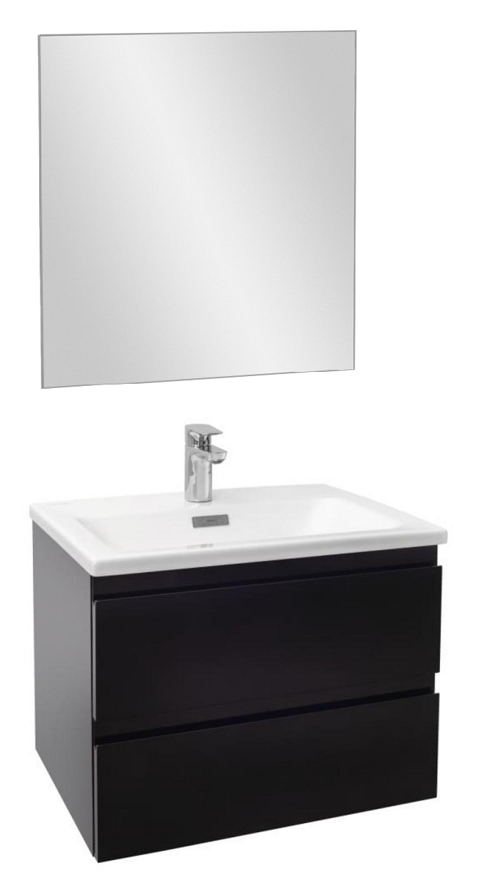 Мебель для ванной Jacob Delafon Madeleine 60 см черный блестящий