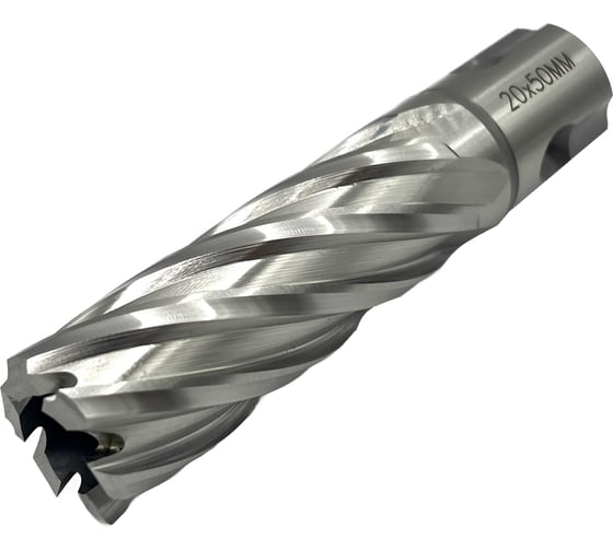 Сверло корончатое TORNERI 20х50 мм, HSS, Universal / Weldon 19 Т023633
