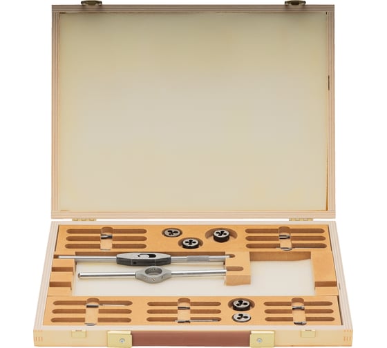 Набор метчиков и плашек Bucovice Tools UNF №5-№12 115CrV3 17пр 316000