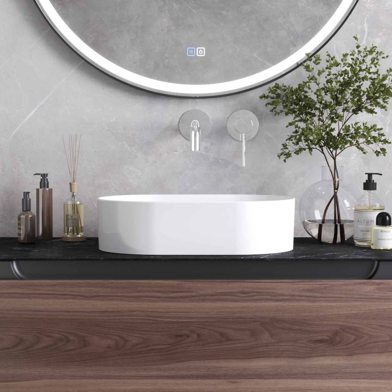 Раковина Cezares CZR-6576 46 см белый