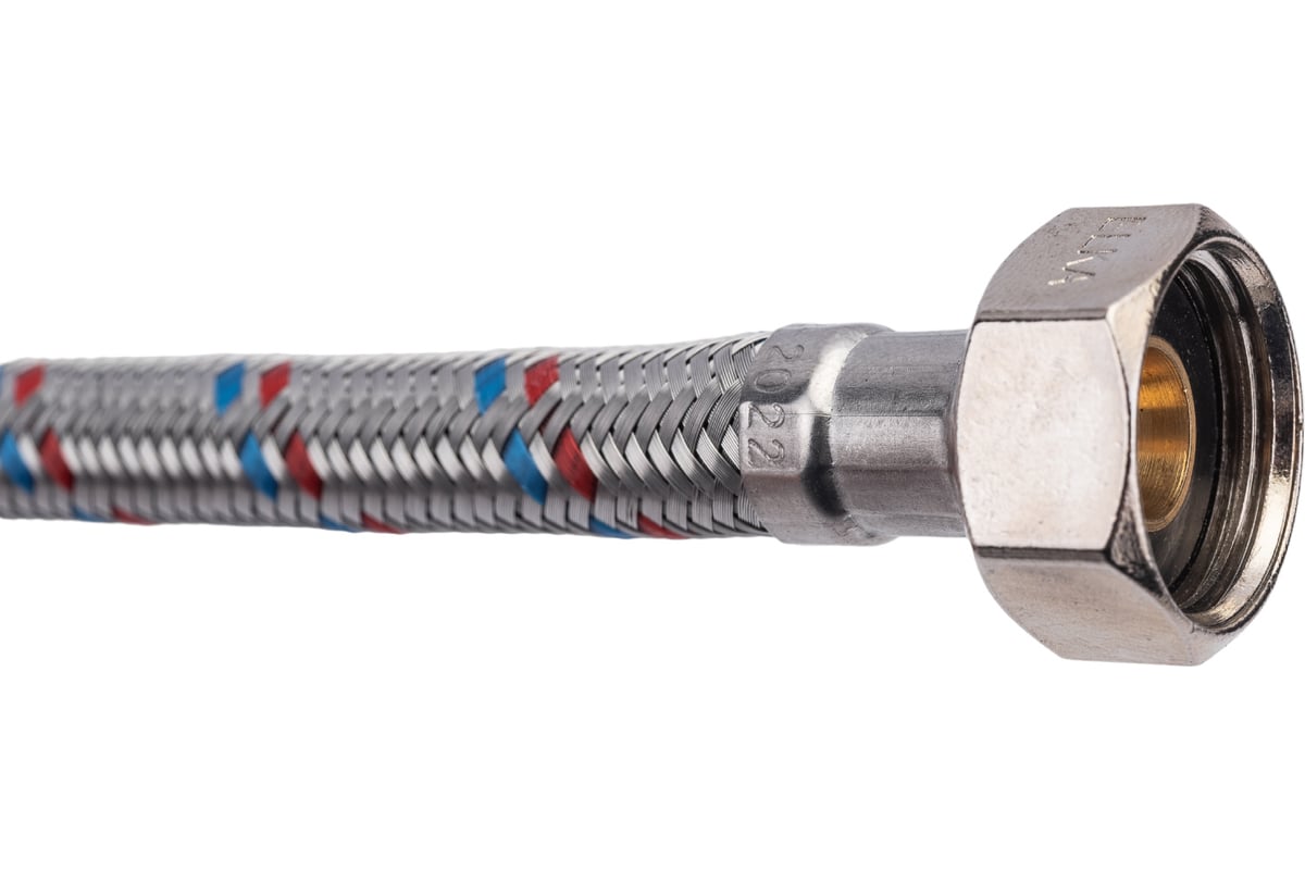 Подводка гибкая для воды с оплеткой из нержавеющей стали ELKA 1/2" х 50 см в/в ИС.100911