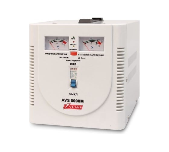 Стабилизатор напряжения Powerman 1ф 5 кВА AVS 5000 M 1192179