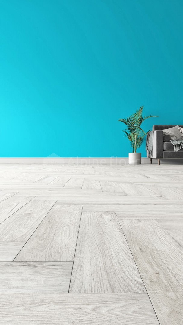 SPC ламинат Alpine Floor Parquet Light Снежный 600x125x4 мм, ECO 13-11A