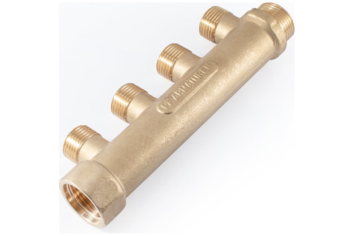 Коллектор латунный PROFACTOR в/н 3/4" х 4 вых 1/2" нар PF MF 262.4