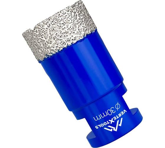Коронка алмазная 30x35 мм для УШМ Vertextools 333-30-35