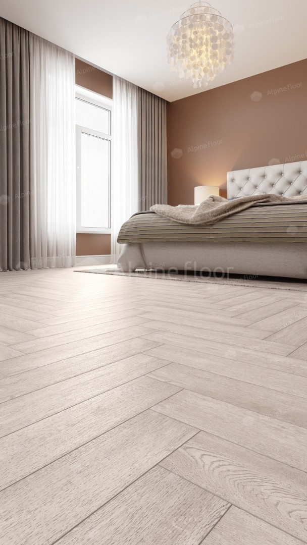 SPC ламинат Alpine Floor Parquet LVT Голубой Лес 590x118x2,5 мм, ECO 16-9