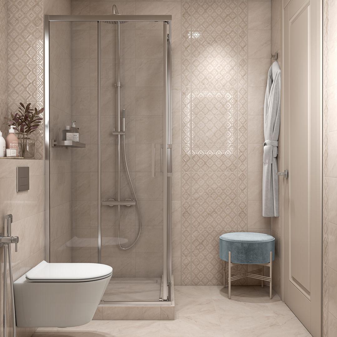 Керамическая плитка Kerama Marazzi Винетта бежевый светлый глянцевый 25x40 см, 6436