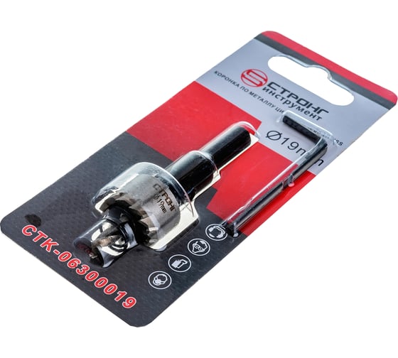 Коронка по металлу HSS 19 мм Strong СТK-06300019