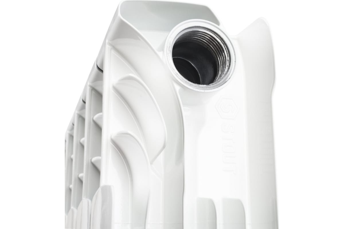 Биметаллический радиатор STOUT Space 500 8 секций боковое подключение SRB-0310-050008