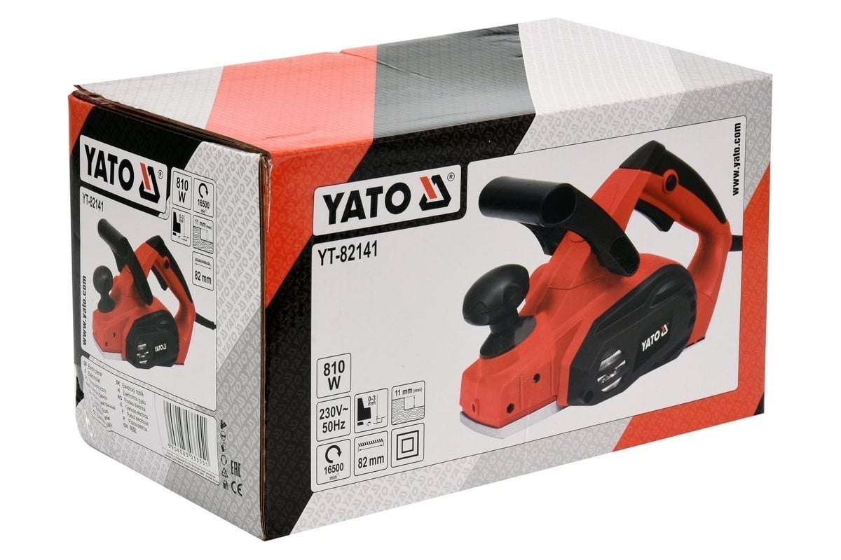Электрорубанок Yato 810 Вт YT-82141