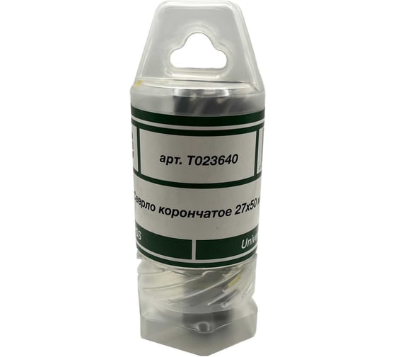 Сверло корончатое TORNERI 27х50 мм, HSS, Universal / Weldon 19 Т023640