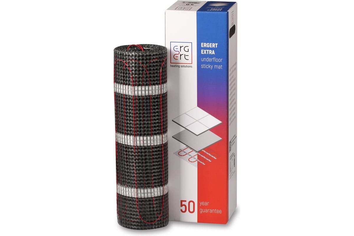 Нагревательный мат Ergert EXTRA-200 400 Вт, 2 кв.м. ETME2000400