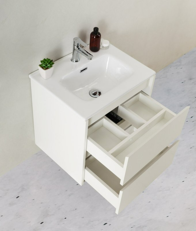Мебель для ванной BelBagno Kraft 39-500 50 см Bianco Opaco
