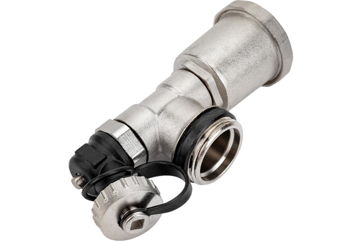 Тройник для коллектора Rvc ТП 1/2 г x 1 ш х 1/2 г, комплект без гайки 12834