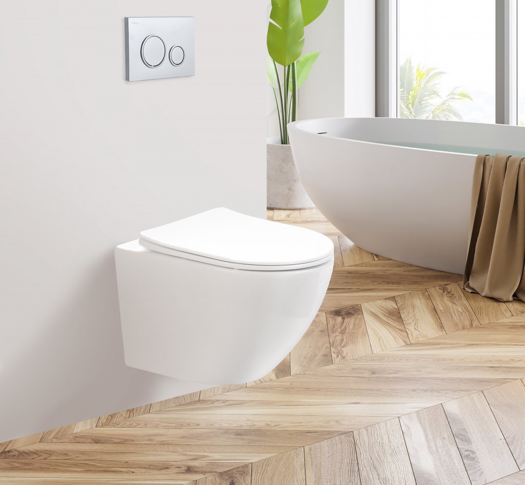 Подвесной унитаз BelBagno Sfera-R BB046CHR безободковый