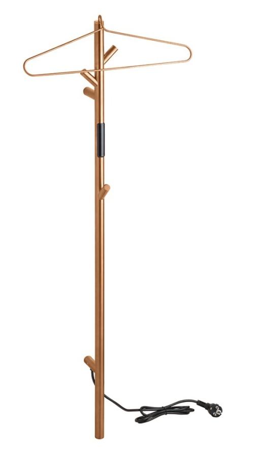Полотенцесушитель электрический Bemeta 704154015 30W 103x1180 стойка, медь матовая