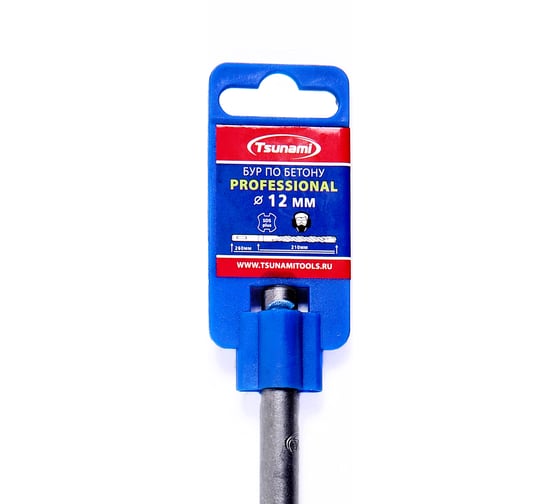 Бур по бетону SDS-plus Professional 10x260 мм Tsunami T10610200010260