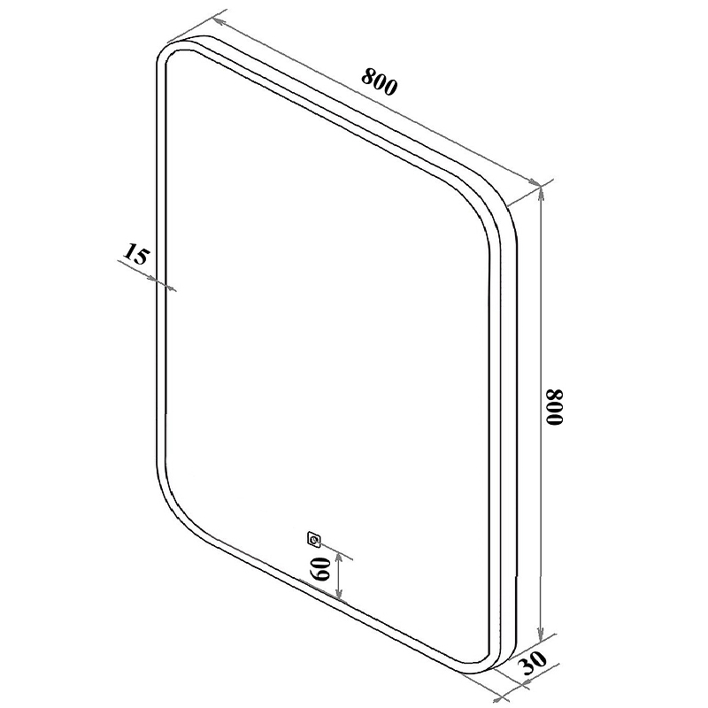 Мебель для ванной Руно Модена 75 см