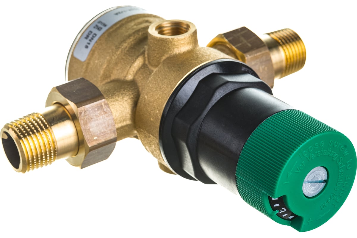 Клапан понижения давления Honeywell на холодную воду, диапазон регулировки 1.5-6 атм D06F-1/2A