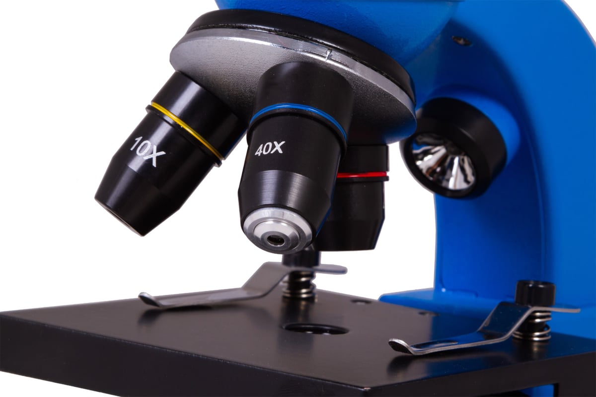 Микроскоп Bresser Junior Biolux SEL 40–1600x, синий 74322