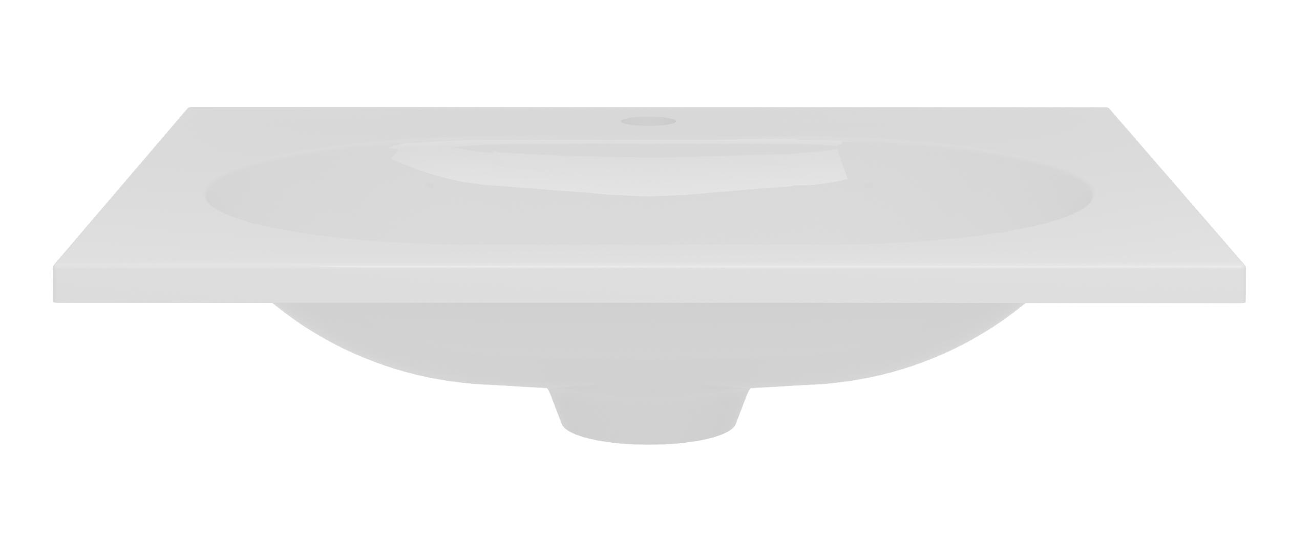 Раковина Vincea VCB-4H600W 60 см гелькоут, белый
