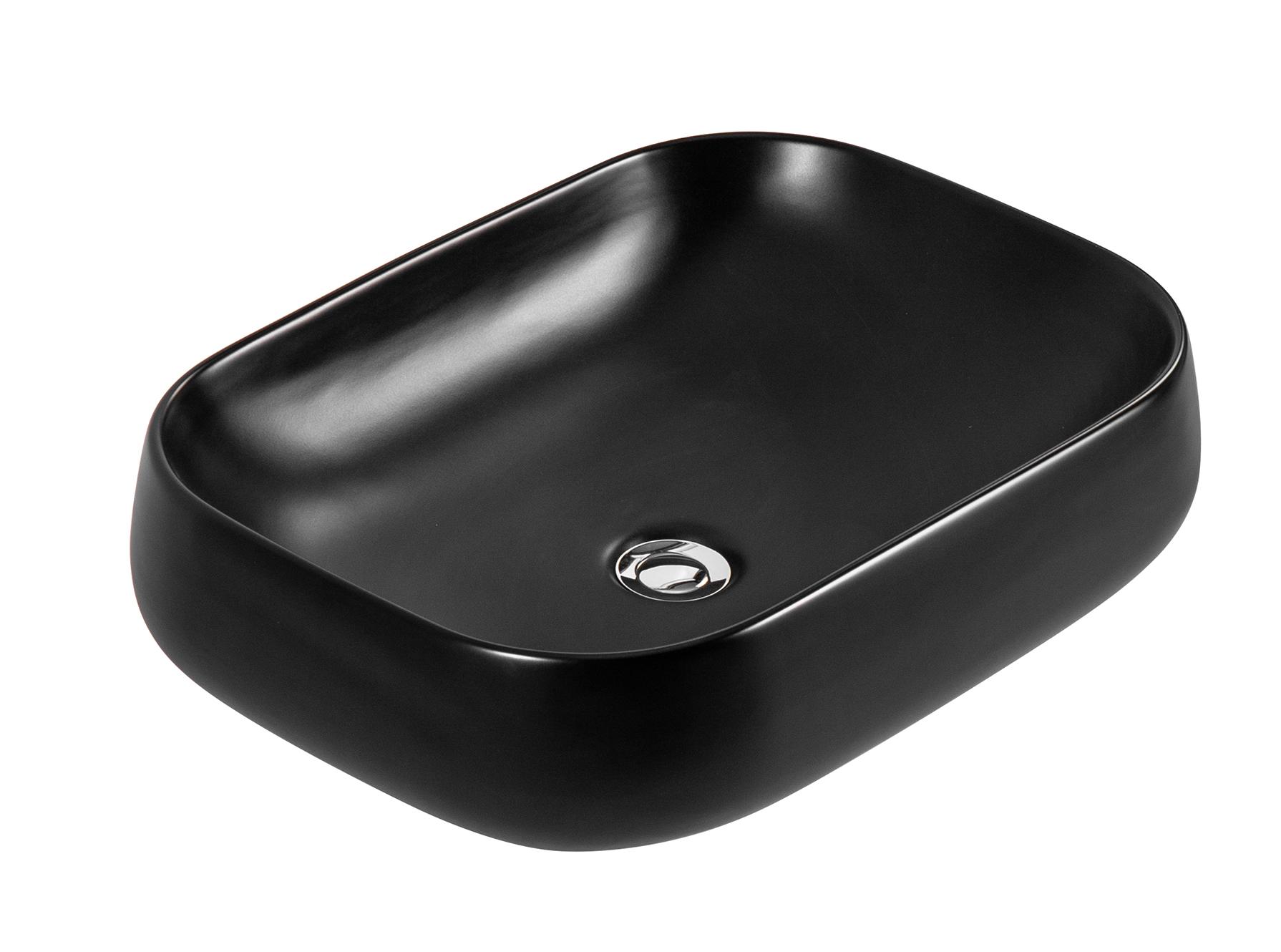 Раковина Aquatek AQ5526-MB 56 см черный матовый