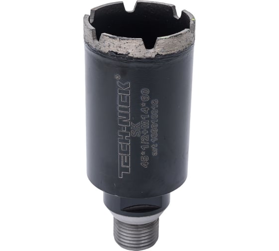 Коронка алмазная, спекание 45х60 мм, 1/2/M14 SK TECH-NICK 105610018