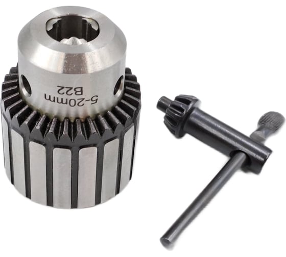 Патрон сверлильный ПС 20 5-20 мм, В22, с ключом, исп. R-01 кл.1 TORNERI 041893