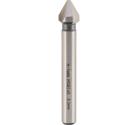 Зенковка H-Tools 60градусов 8.3мм HSSE-Co5 3z DIN334C L-50мм 896083EHT