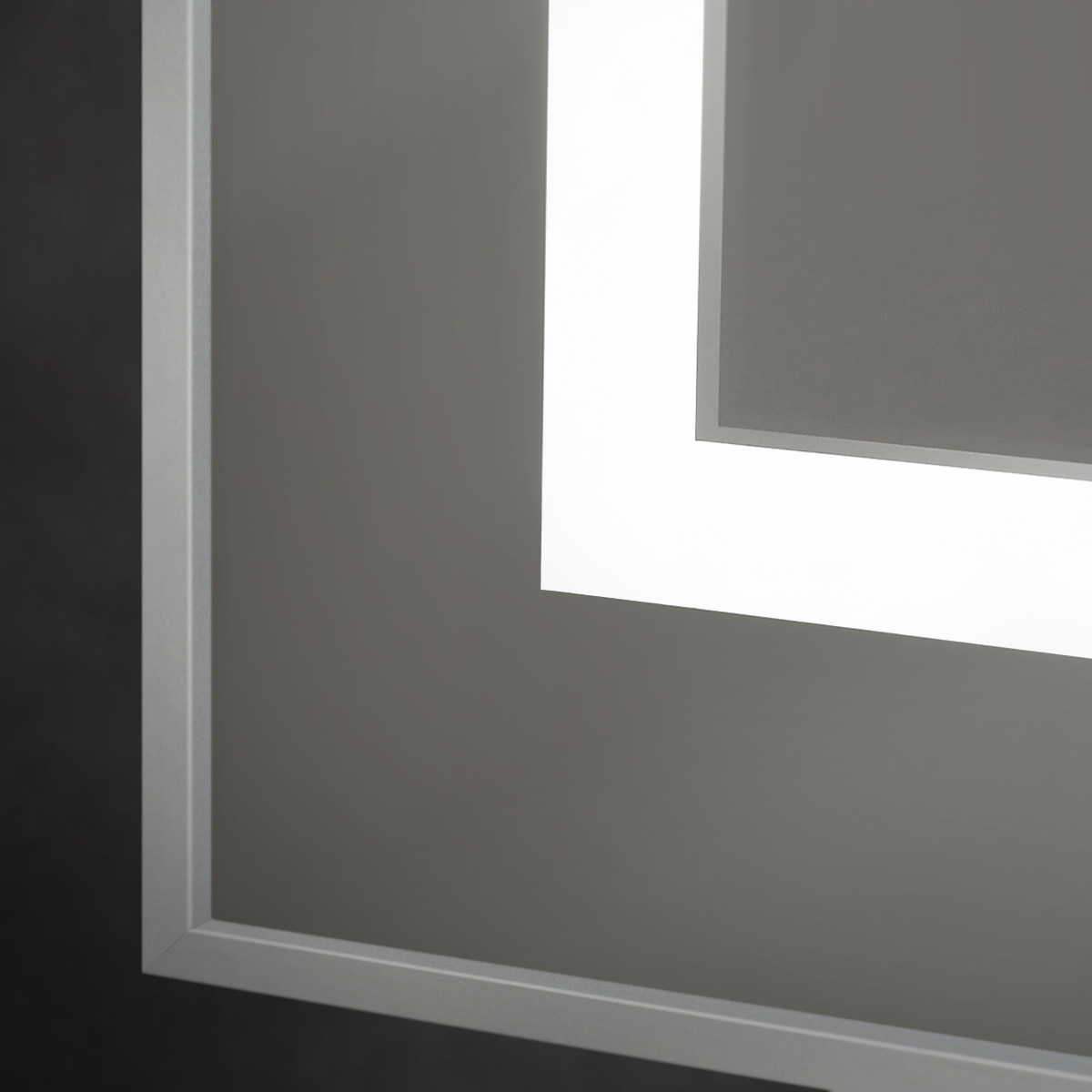 Зеркало BelBagno SPC-KRAFT-500-800-SENS-AL 50x80 см сенсорный выключатель, сатин