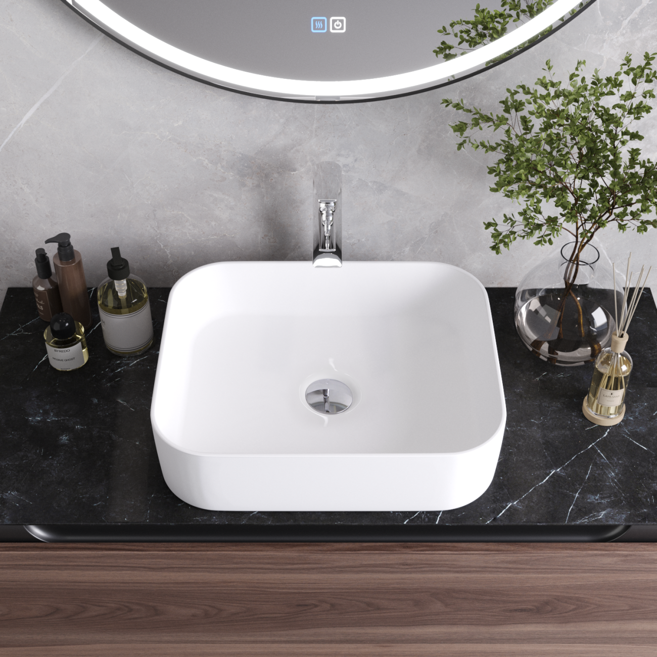 Раковина Cezares CZR-6450 45.5 см белый