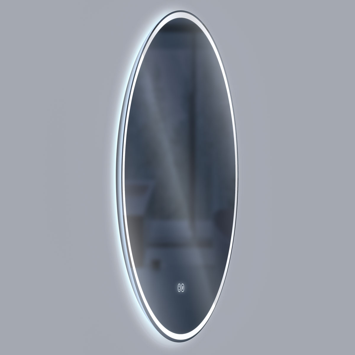 Зеркало Vincea VLM-3DE700-2 70x70 см, сенсорный выключатель и диммер, антипар