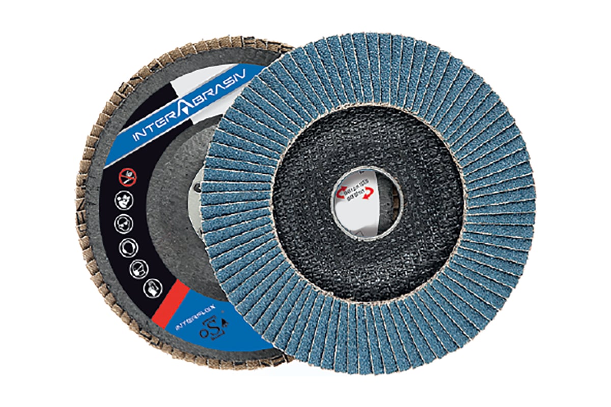 Круг лепестковый Zir Std 125x22.23 мм, Р60 Interflex 4687203548438