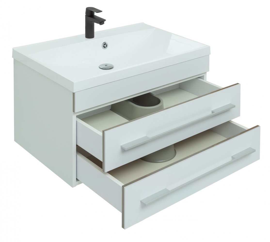Мебель для ванной Aquanet Верона New 75 см белый матовый