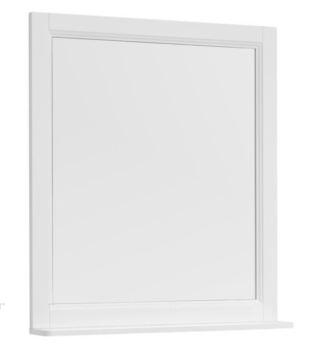 Зеркало Aquanet Бостон М 80 см, белый матовый