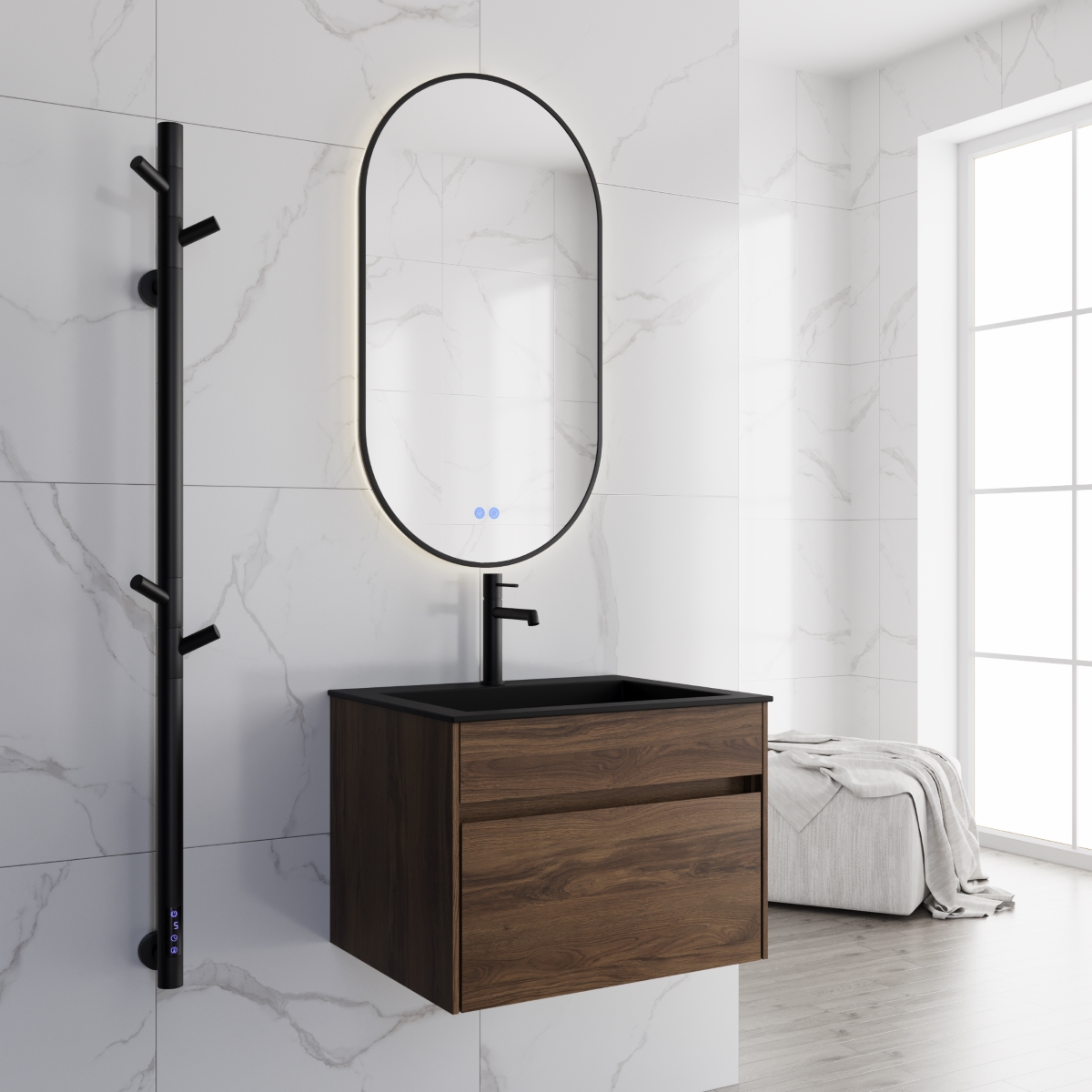 Мебель для ванной Vincea Chiara new 60 см C.Oak